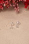 Heliophilia Silver Pendientes de Plata Esterlina 925 con Refuerzo de Rodio